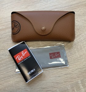 Etui Ray-Ban do okularów przeciwsłonecznych (brązowe)