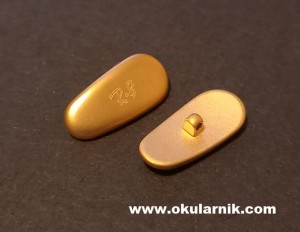 Nanośniki Ray-Ban 16mm Tytan / Złote / Na Wkręt