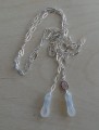 Aluminiowy łańcuszek do okularów. Kolor: Srebrny. Okularnik.com