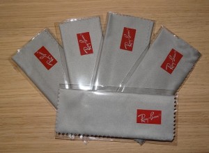 Ściereczki do okularów Ray-Ban 5 sztuk